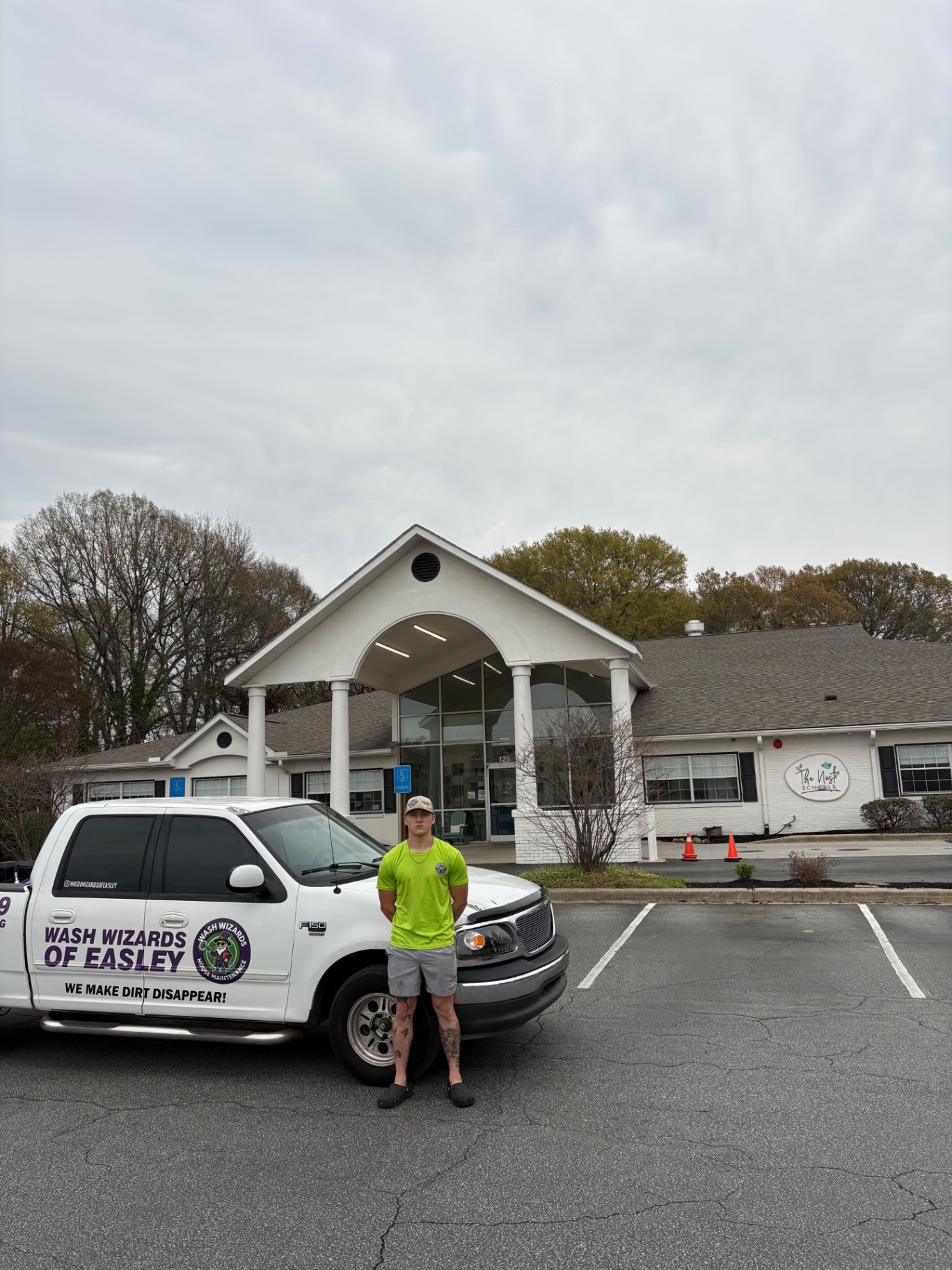 Wash Wizards commercial cleaning project at The Nest Schools
